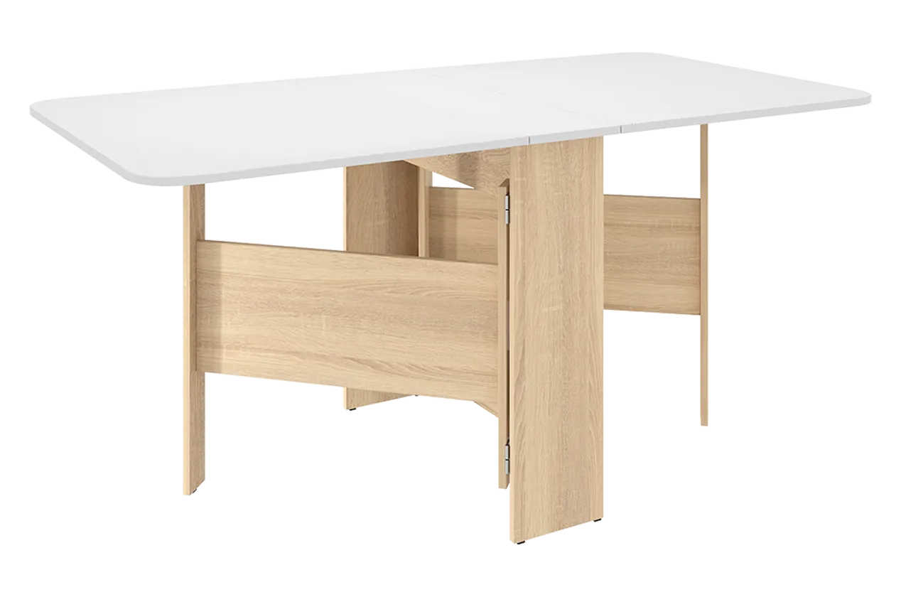 Стол-книжка раскладной Мечта 2 (дуб сонома/белый) в Ханты-Мансийске - hanty-mansijsk.mebel-tymen.ru | фото