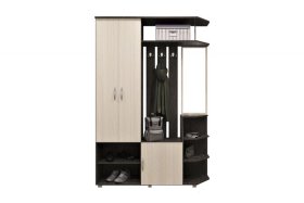 Прихожая Домино венге/дуб млечный в Ханты-Мансийске - hanty-mansijsk.mebel-tymen.ru | фото