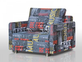 Кресло-кровать Реал 80 с подлокотниками мьюзик в Ханты-Мансийске - hanty-mansijsk.mebel-tymen.ru | фото