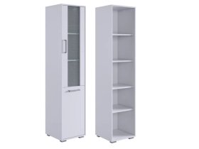 Стеллаж Лайт-2 белый/белый в Ханты-Мансийске - hanty-mansijsk.mebel-tymen.ru | фото