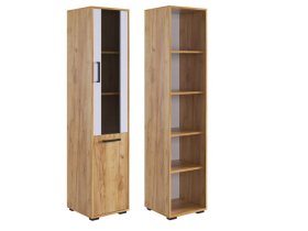 Стеллаж Лайт-2 дуб крафт золотой/белый в Ханты-Мансийске - hanty-mansijsk.mebel-tymen.ru | фото