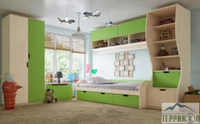 Детская "Киви", набор №1 в Ханты-Мансийске - hanty-mansijsk.mebel-tymen.ru | фото