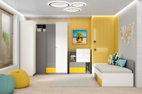 Детская Клео С-3, графит, миндаль, солнечный Диал в Ханты-Мансийске - hanty-mansijsk.mebel-tymen.ru | фото