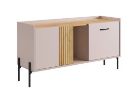 Тумба Доминика кашемир/дуб крафт золотой в Ханты-Мансийске - hanty-mansijsk.mebel-tymen.ru | фото