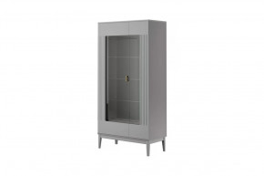 Фарго Шкаф витрина ШР-2 Антрацит в Ханты-Мансийске - hanty-mansijsk.mebel-tymen.ru | фото