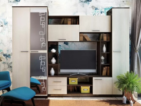 Гостиная Флора венге-дуб в Ханты-Мансийске - hanty-mansijsk.mebel-tymen.ru | фото