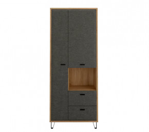GRACE шкаф REG2D2S (Дуб наварра/Графит) в Ханты-Мансийске - hanty-mansijsk.mebel-tymen.ru | фото