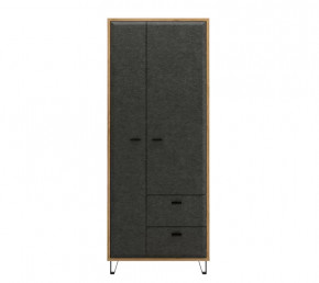 GRACE шкаф SZF2D2S (Дуб наварра/Графит) в Ханты-Мансийске - hanty-mansijsk.mebel-tymen.ru | фото