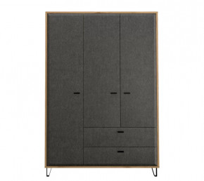 GRACE шкаф SZF3D2S (Дуб наварра/Графит) в Ханты-Мансийске - hanty-mansijsk.mebel-tymen.ru | фото