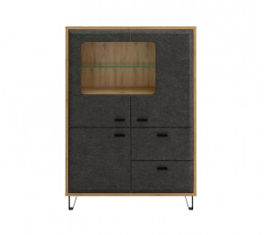 GRACE тумба KOM2W1D2S (Дуб наварра/Графит) в Ханты-Мансийске - hanty-mansijsk.mebel-tymen.ru | фото