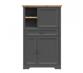 JASMIN шкаф REG3D1S (Графит/ Дуб артизан) в Ханты-Мансийске - hanty-mansijsk.mebel-tymen.ru | фото