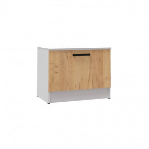 КЕВИН Тумба 600 (ш600*г380*в470мм), Белый /Дуб крафт золотой в Ханты-Мансийске - hanty-mansijsk.mebel-tymen.ru | фото