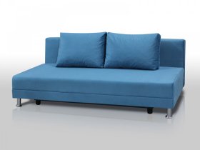 Диван Комфорт Лайт без подлокотников 2 подушки голубой в Ханты-Мансийске - hanty-mansijsk.mebel-tymen.ru | фото
