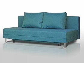 Диван Комфорт Лайт без подлокотников 2 подушки азур в Ханты-Мансийске - hanty-mansijsk.mebel-tymen.ru | фото