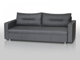Диван Комфорт с прямыми подлокотниками графит в Ханты-Мансийске - hanty-mansijsk.mebel-tymen.ru | фото