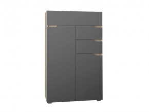 Комод Анталия Сонома-Графит софт в Ханты-Мансийске - hanty-mansijsk.mebel-tymen.ru | фото