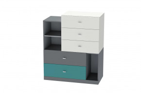 Комод Клео К-1, графит, миндаль, океан Диал в Ханты-Мансийске - hanty-mansijsk.mebel-tymen.ru | фото