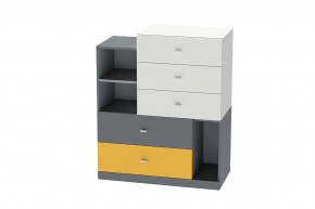 Комод Клео К-1, графит, миндаль, солнечный Диал в Ханты-Мансийске - hanty-mansijsk.mebel-tymen.ru | фото