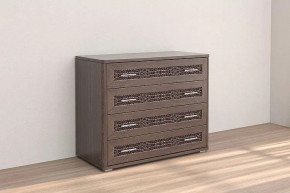 Комод Кэт-4 4 ящика Венге Диал в Ханты-Мансийске - hanty-mansijsk.mebel-tymen.ru | фото