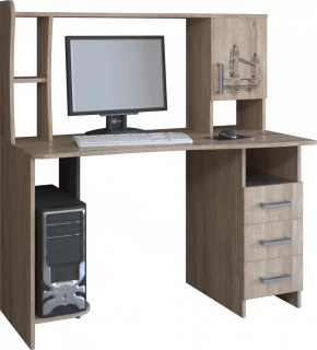 Компьютерный стол КЛ №6.4 Дуб баррик в Ханты-Мансийске - hanty-mansijsk.mebel-tymen.ru | фото