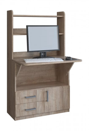 Компьютерный стол СП-1 Дуб баррик в Ханты-Мансийске - hanty-mansijsk.mebel-tymen.ru | фото