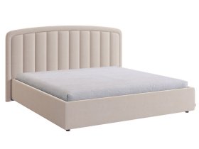 Кровать с подъемным механизмом Сиена 2 180х200 см крем (велюр) в Ханты-Мансийске - hanty-mansijsk.mebel-tymen.ru | фото