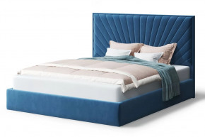 Кровать Леона, 2000*1800 мм, синий в Ханты-Мансийске - hanty-mansijsk.mebel-tymen.ru | фото