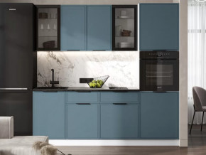 Кухня Николь 2,2м (Браш Блю) в Ханты-Мансийске - hanty-mansijsk.mebel-tymen.ru | фото