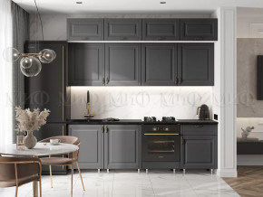 Кухня Престиж 2,4м (Графит софт) в Ханты-Мансийске - hanty-mansijsk.mebel-tymen.ru | фото