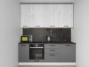 Кухонный гарнитур Санторини-2200 МДФ столешница 38 мм в Ханты-Мансийске - hanty-mansijsk.mebel-tymen.ru | фото