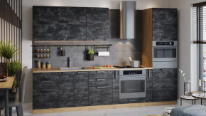 Модульная кухня «Детройт» Дуб крафт золотой/Угольный Камень в Ханты-Мансийске - hanty-mansijsk.mebel-tymen.ru | фото