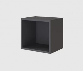 МЭНКС МГК Куб навесной (ш350*г180*в350мм), ЛДСП Серый графит в Ханты-Мансийске - hanty-mansijsk.mebel-tymen.ru | фото