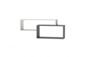 Полка Клео Пл-1, 1150 мм, графит, миндаль Диал в Ханты-Мансийске - hanty-mansijsk.mebel-tymen.ru | фото