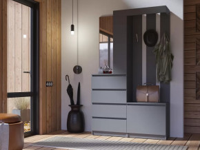 Прихожая Челси графит в Ханты-Мансийске - hanty-mansijsk.mebel-tymen.ru | фото