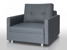 Кресло-кровать Реал 80 с подлокотниками графит в Ханты-Мансийске - hanty-mansijsk.mebel-tymen.ru | фото