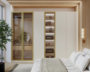 Шкаф 3000 Тальк Вельвет в Ханты-Мансийске - hanty-mansijsk.mebel-tymen.ru | фото