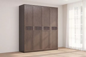 Шкаф 4-х створчатый Кэт-4 Венге Диал в Ханты-Мансийске - hanty-mansijsk.mebel-tymen.ru | фото