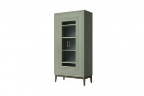 Шкаф Витрина ШР-2 Гориция Зелёный самшит в Ханты-Мансийске - hanty-mansijsk.mebel-tymen.ru | фото