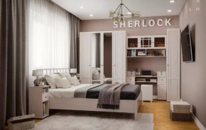 Спальный гарнитур Sherlock в Ханты-Мансийске - hanty-mansijsk.mebel-tymen.ru | фото