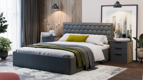 Спальня «Порто» Яблоня Беллуно, Графит софт в Ханты-Мансийске - hanty-mansijsk.mebel-tymen.ru | фото