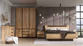 Спальня серия Бостон дуб вотан в Ханты-Мансийске - hanty-mansijsk.mebel-tymen.ru | фото