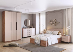 Спальня Тоскана, набор №2, дуб табачный/бисквит в Ханты-Мансийске - hanty-mansijsk.mebel-tymen.ru | фото