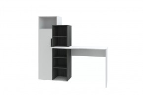 Стол компьютерный Комбо, белый-черный ясень/белый в Ханты-Мансийске - hanty-mansijsk.mebel-tymen.ru | фото