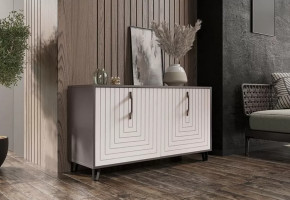 Тумба Квадро М-5, софт серый/софт вайт в Ханты-Мансийске - hanty-mansijsk.mebel-tymen.ru | фото